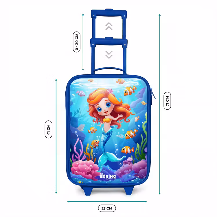 Valise enfant - Bleu - Olivia sous l'eau — 6