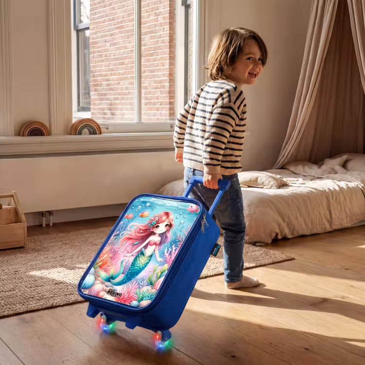 Valise enfant - Bleu - Queue de cristal de Kira — 2