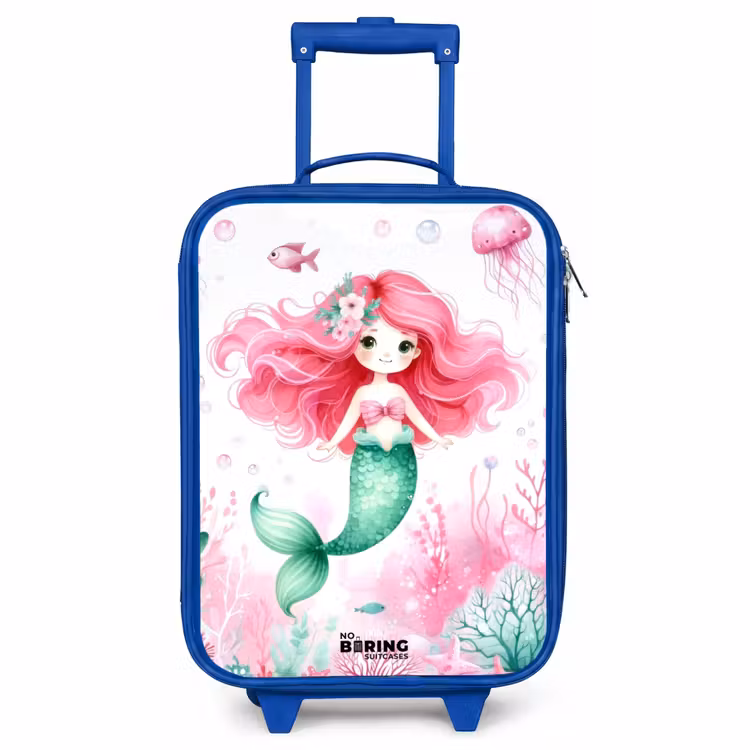 Valise enfant - Bleu - Serena enfant coquille — 1