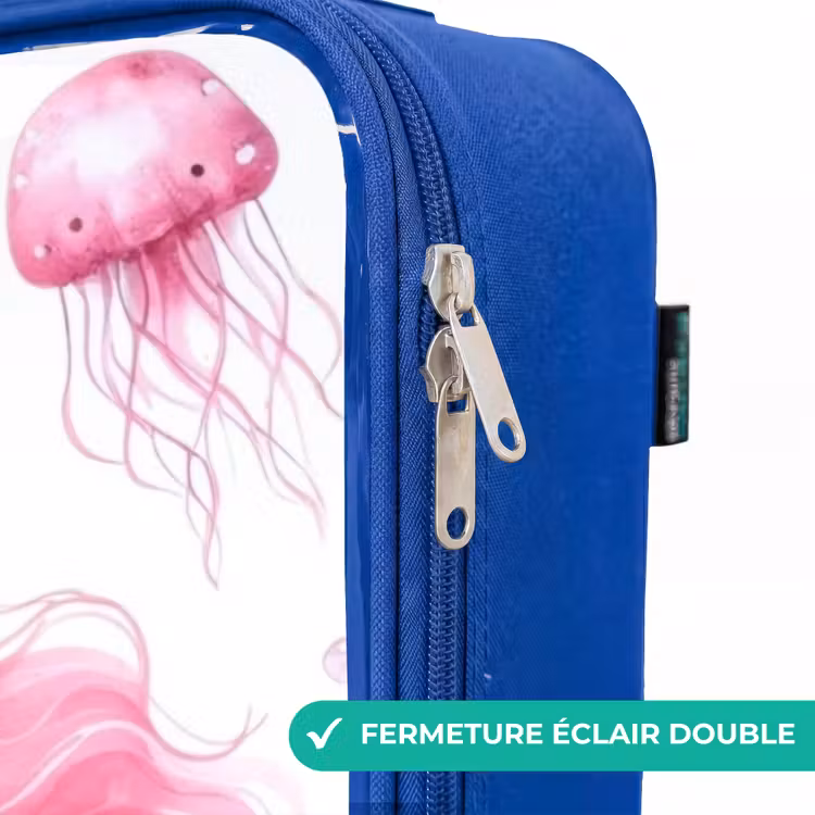 Valise enfant - Bleu - Serena enfant coquille — 7