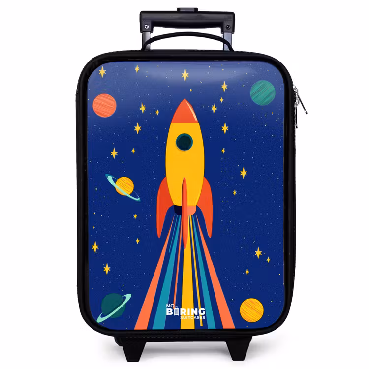 Valise enfant - Fusée - Étoiles - Planète - Espace — 1
