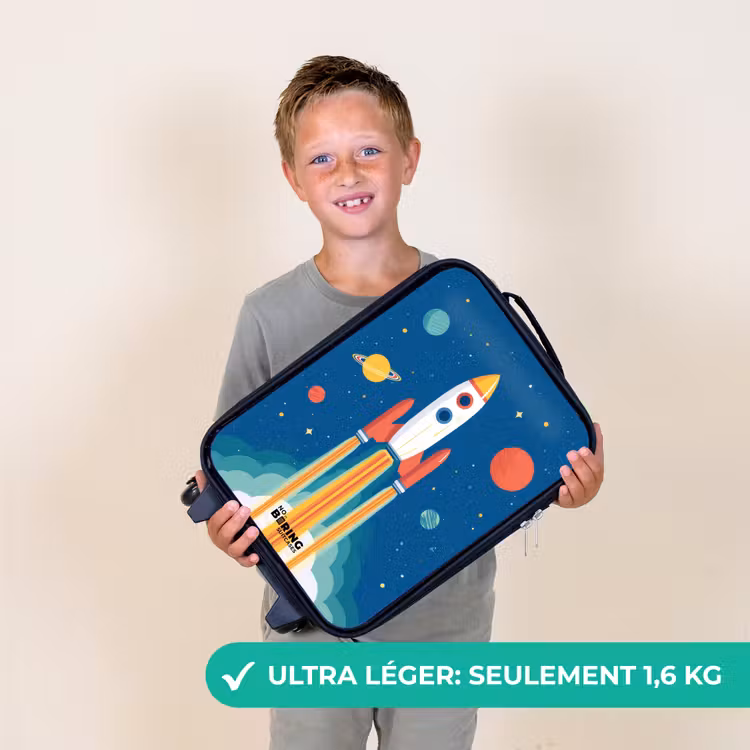Valise enfant - Fusée - Planète - Étoiles - Multicolore — 2
