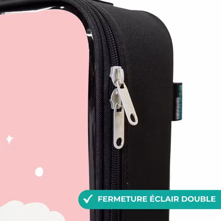Valise enfant - Licorne - Ailes - Rose - Arc-en-ciel — 6