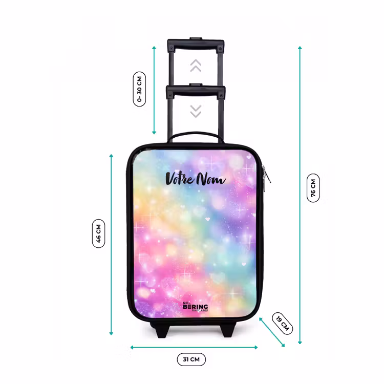 Valise enfant - Lumière - Arc-en-ciel - Cœurs — 7