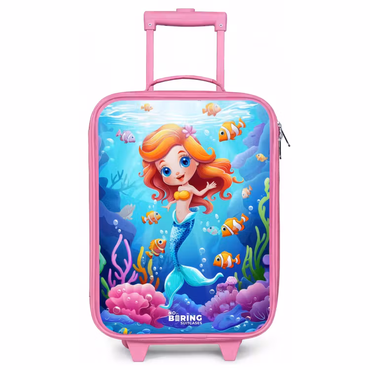 Valise enfant - Rose - Olivia sous l'eau — 1