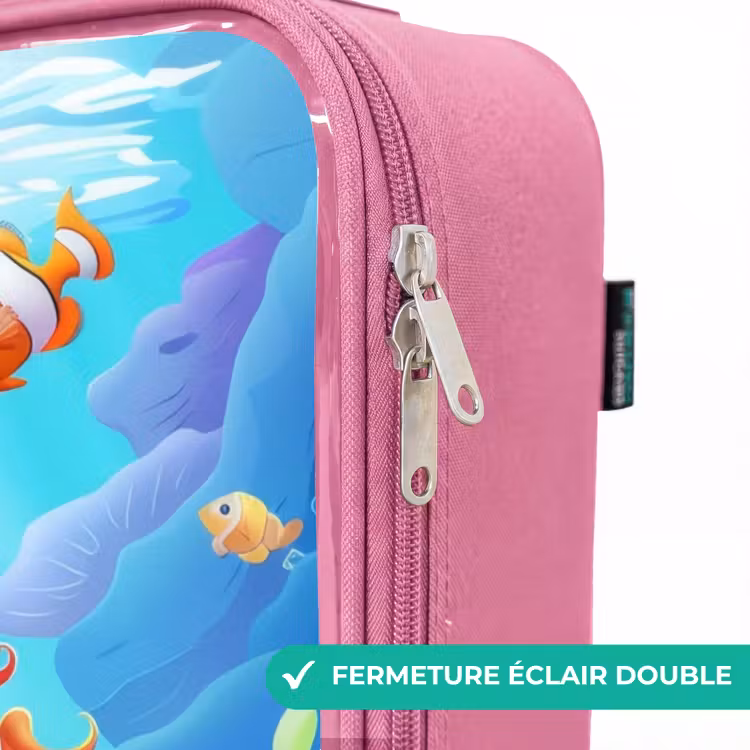 Valise enfant - Rose - Olivia sous l'eau — 7
