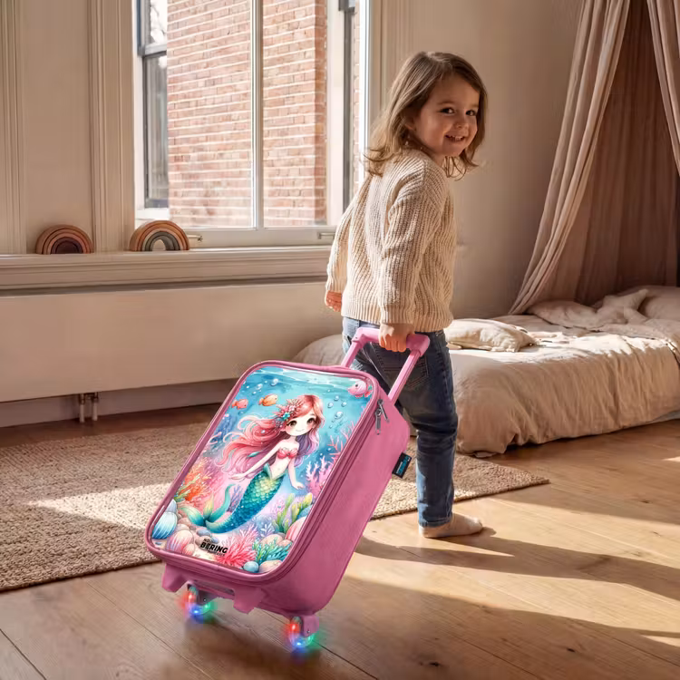 Valise enfant - Rose - Queue de cristal de Kira — 2
