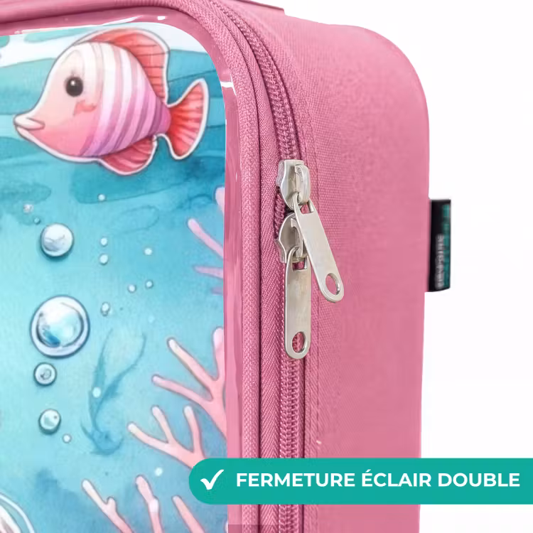 Valise enfant - Rose - Queue de cristal de Kira — 7