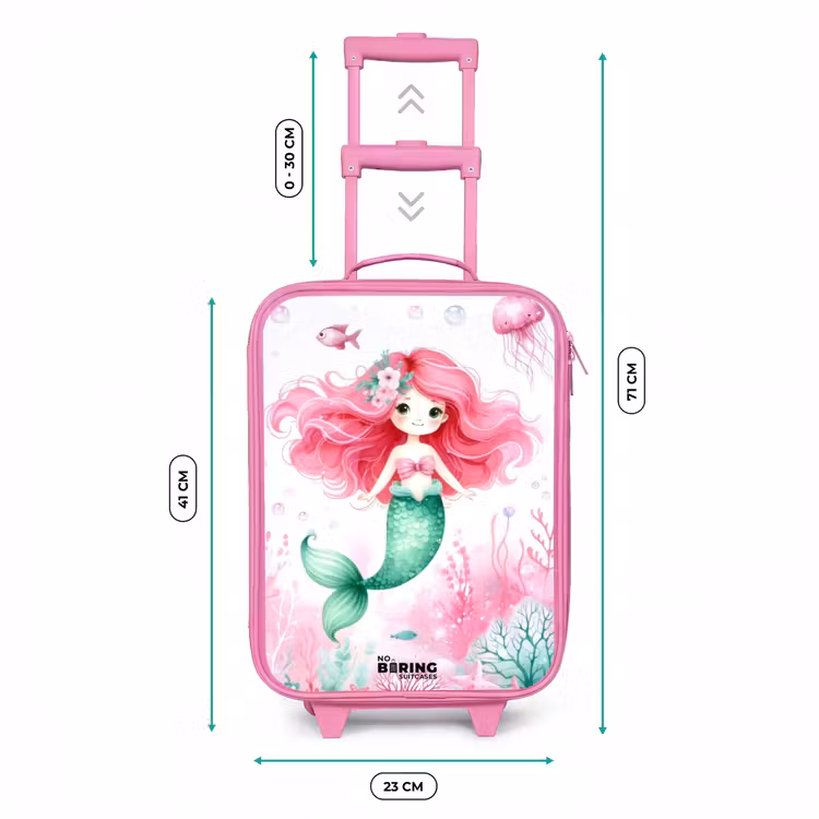 Valise enfant - Rose - Serena enfant coquille — 6