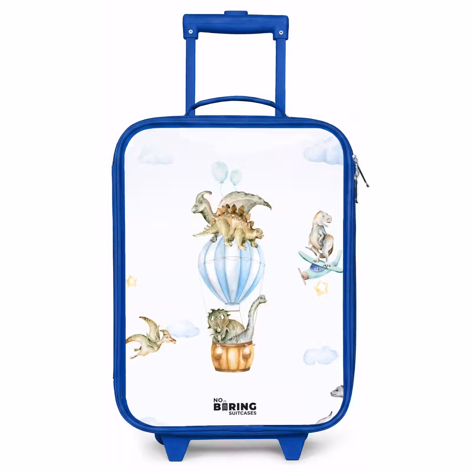 Valise enfant - Bleu - Dinosaures errants — 1