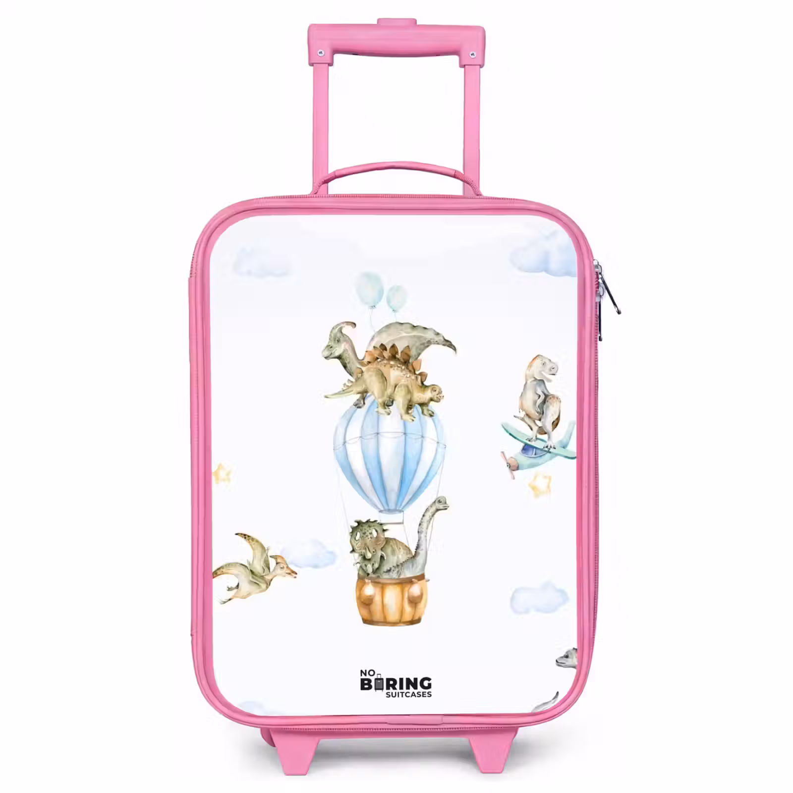 Valise enfant - Rose - Dinosaures errants — 1