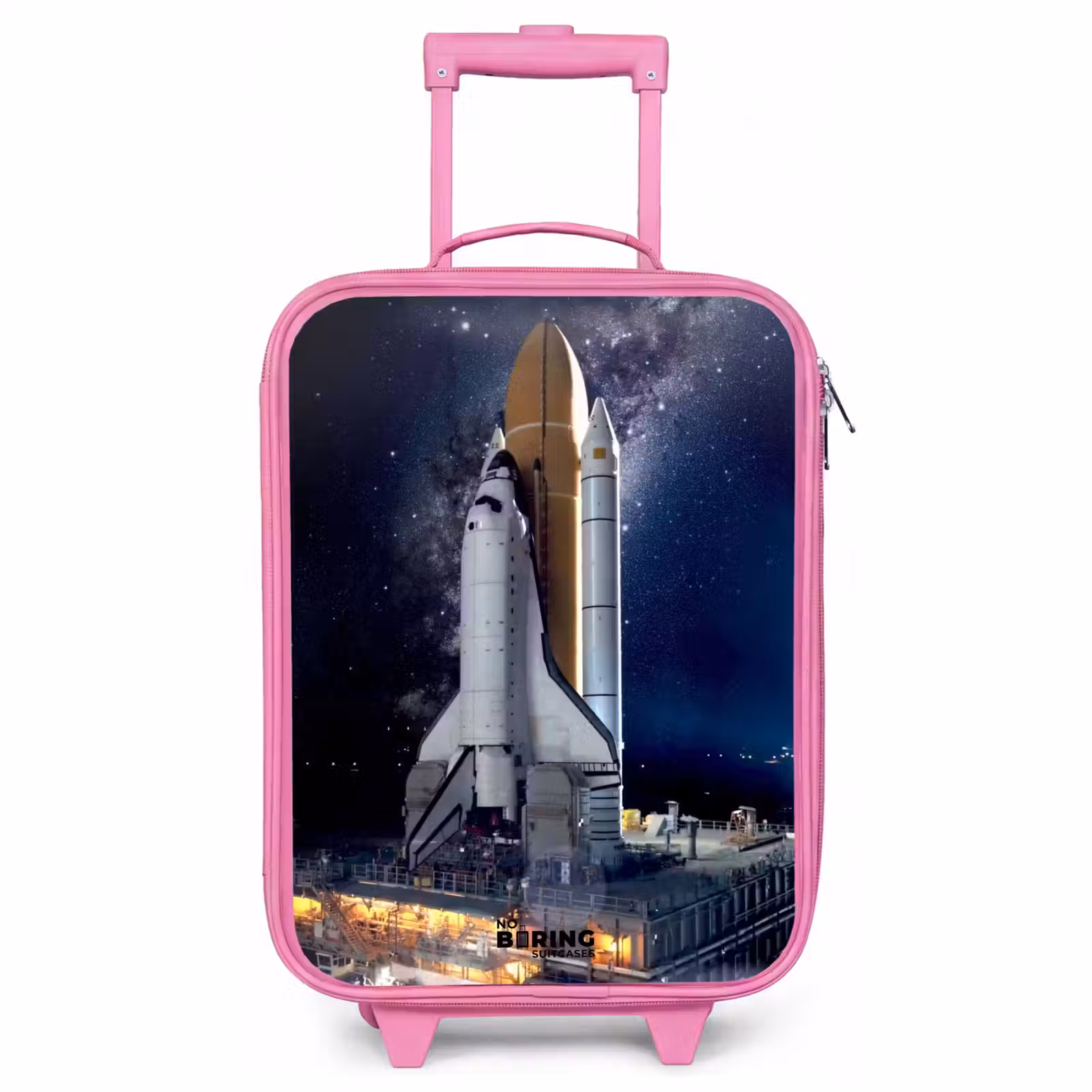 Valise enfant - Rose - La navette spatiale prête à décoller — 1