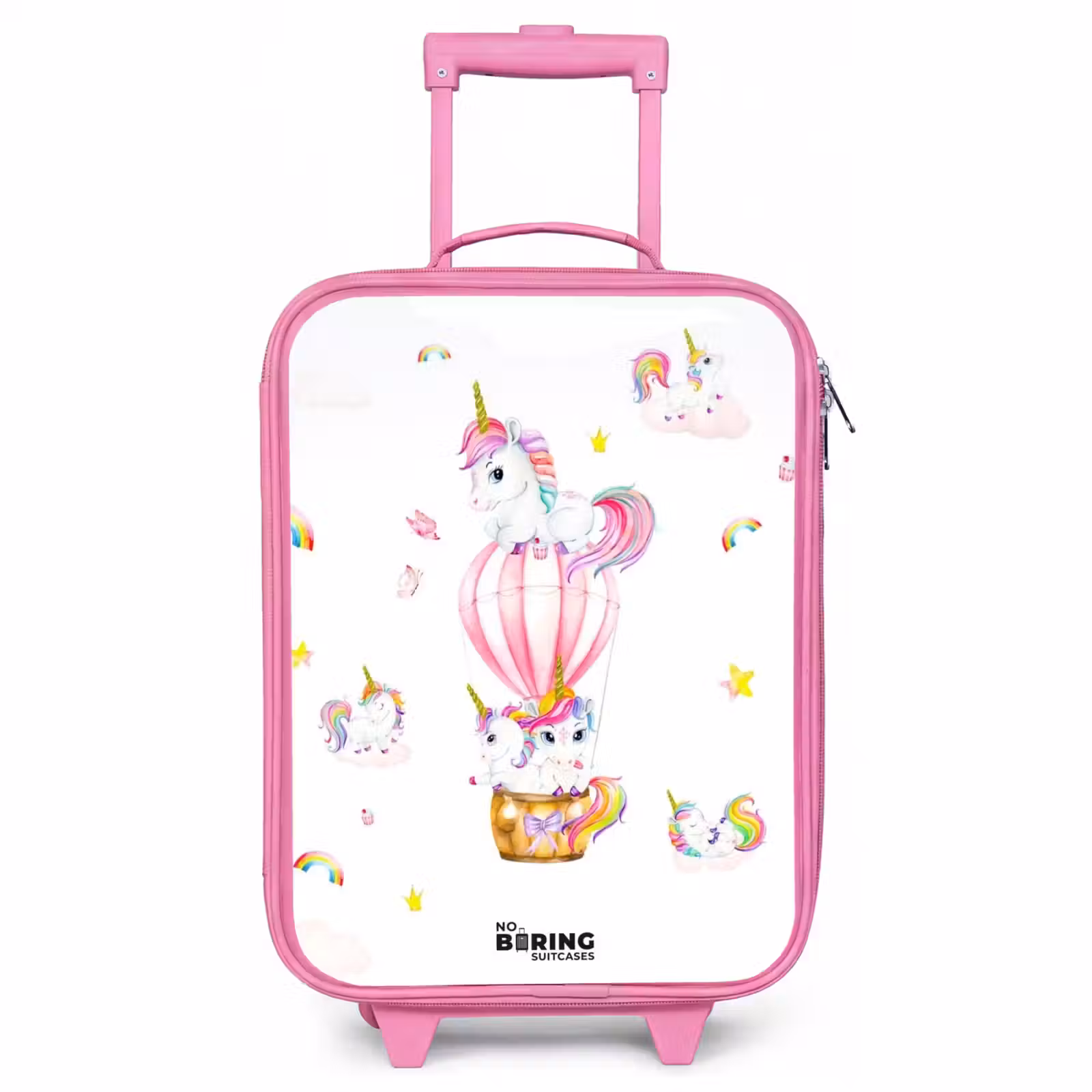 Valise enfant - Rose - Licornes aériennes — 1