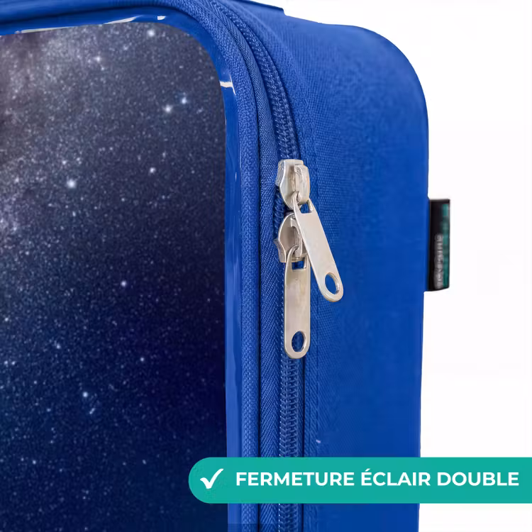 Valise enfant - Bleu - La navette spatiale prête à décoller — 7