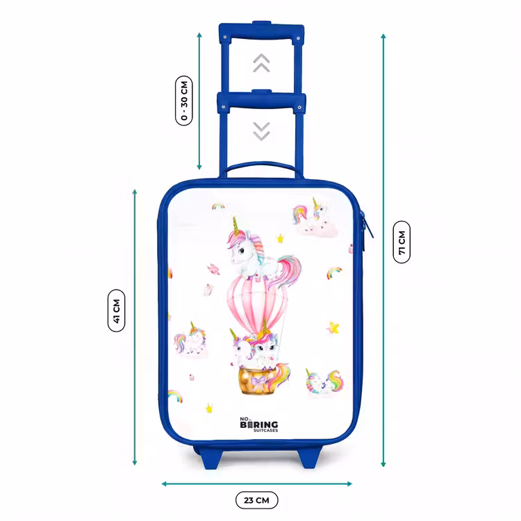 Valise enfant - Bleu - Licornes aériennes — 6