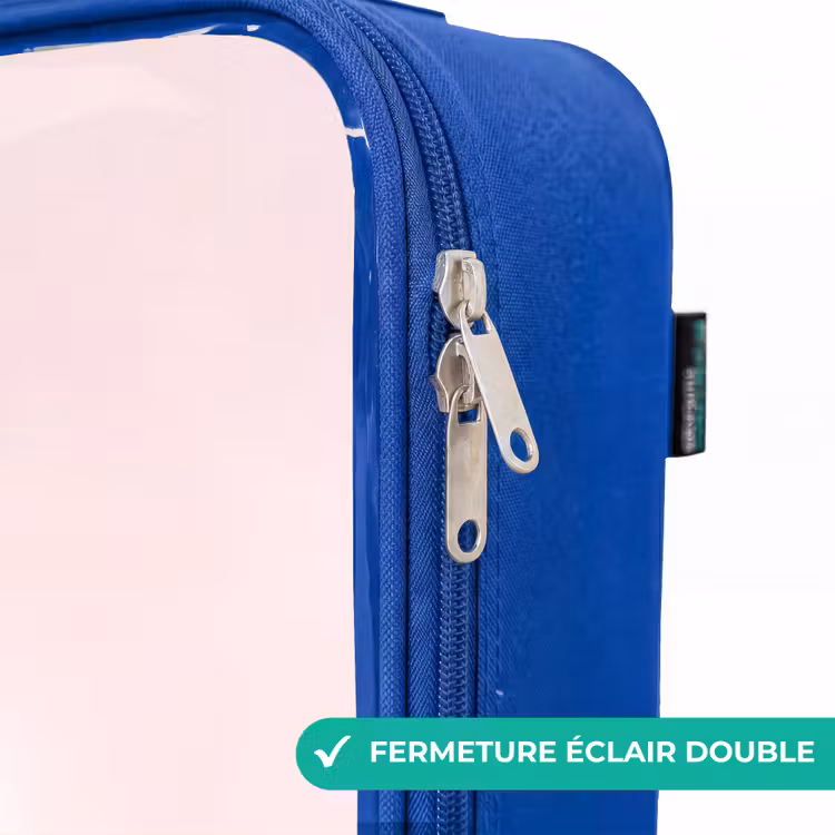Valise enfant - Bleu - Princesse et licorne sur un nuage — 7
