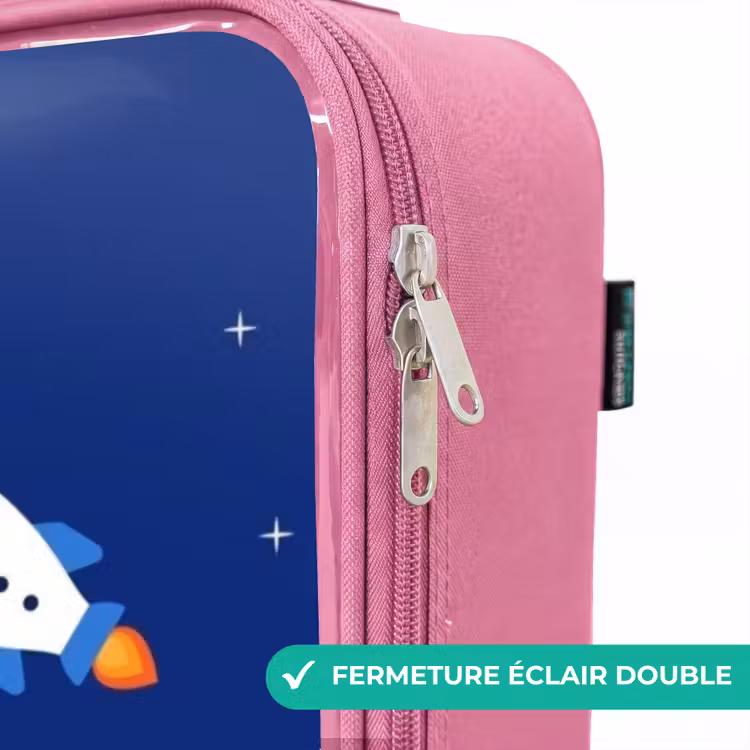 Valise enfant - Rose - Astronaute sur une planète — 7