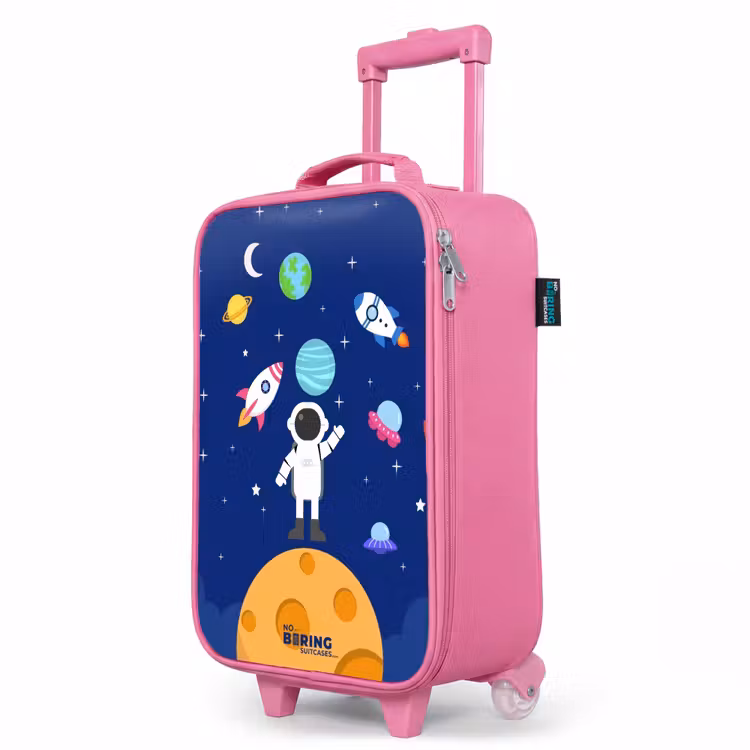 Valise enfant - Rose - Astronaute sur une planète — 8
