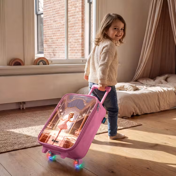 Valise enfant - Rose - Ballerine dansante en tutu rose — 2