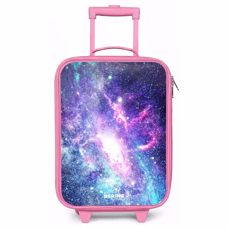 Valise enfant - Rose - Galaxie colorée — 1