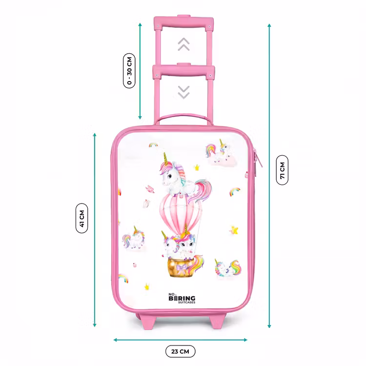 Valise enfant - Rose - Licornes aériennes — 6