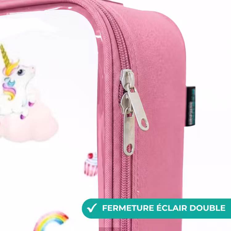 Valise enfant - Rose - Licornes aériennes — 7