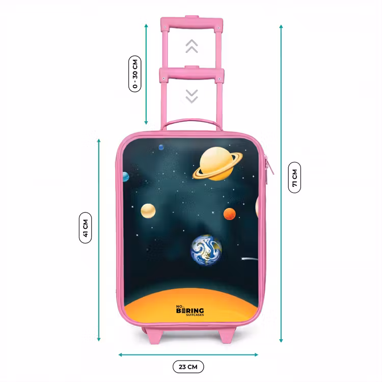 Valise enfant - Rose - Planètes du système solaire — 6