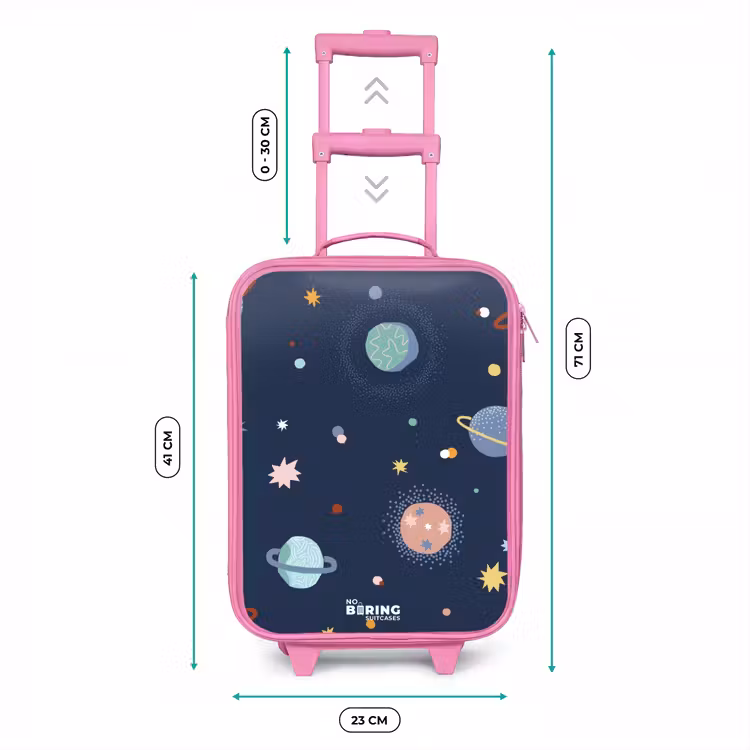 Valise enfant - Rose - Schéma des planètes — 6