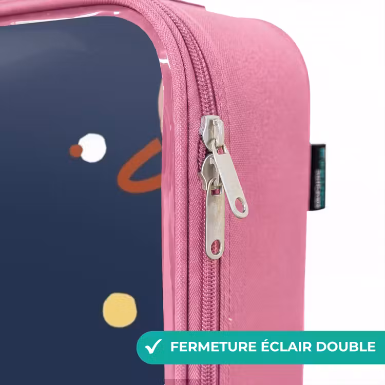 Valise enfant - Rose - Schéma des planètes — 7
