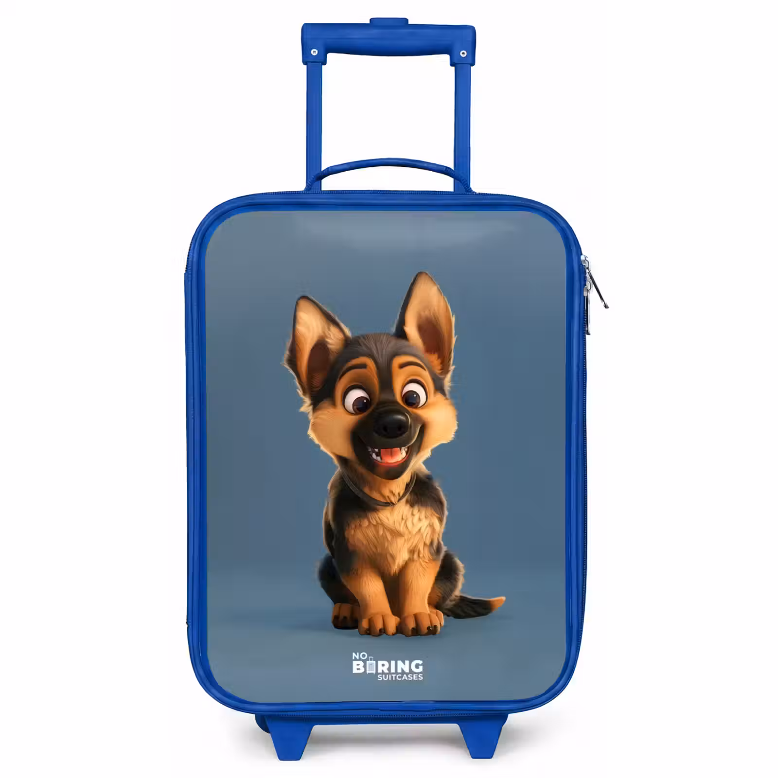 Valise enfant - Bleu - Portrait d'un chiot chien de berger — 1