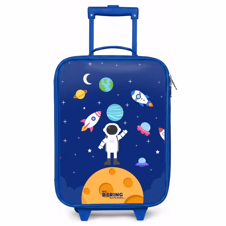 Valise enfant - Bleu - Astronaute sur une planète — 1