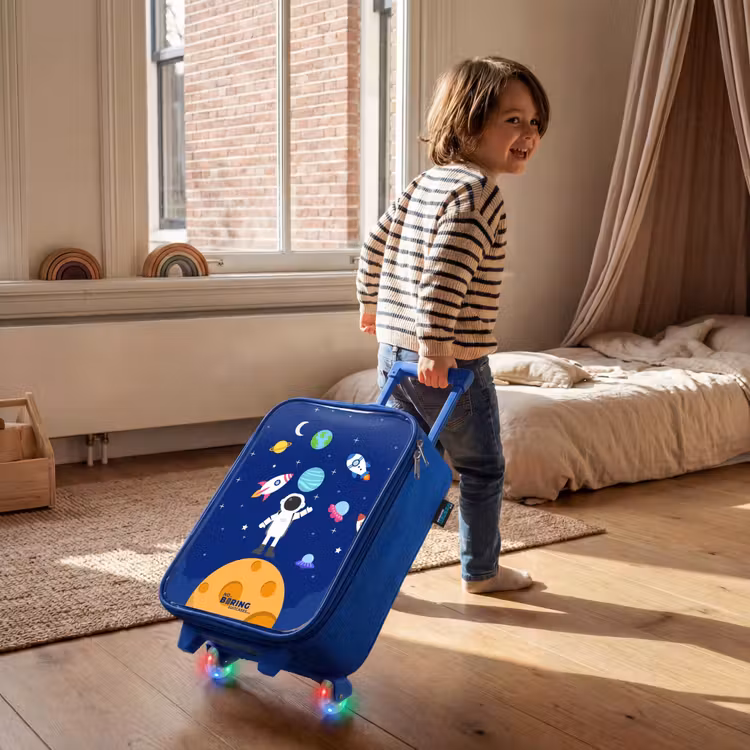Valise enfant - Bleu - Astronaute sur une planète — 2