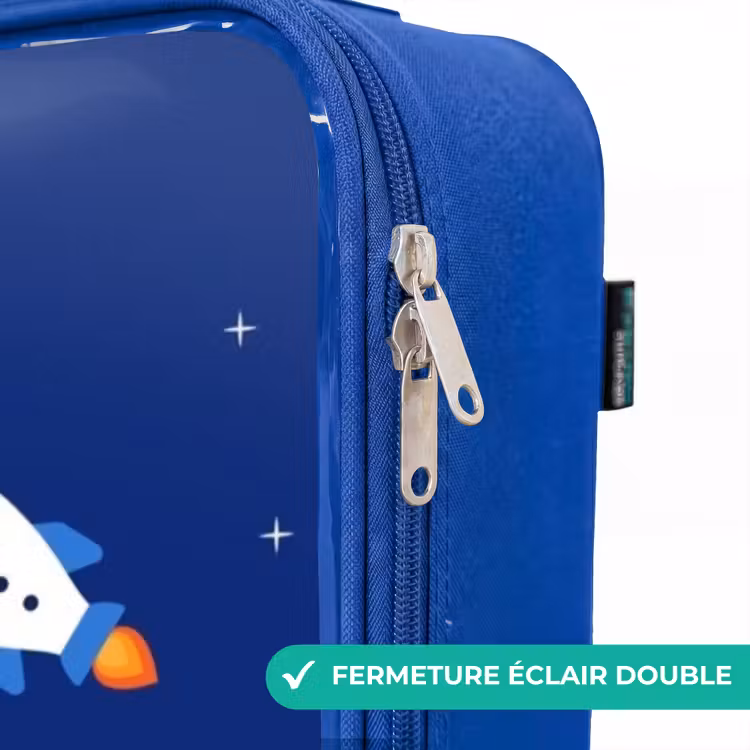 Valise enfant - Bleu - Astronaute sur une planète — 7
