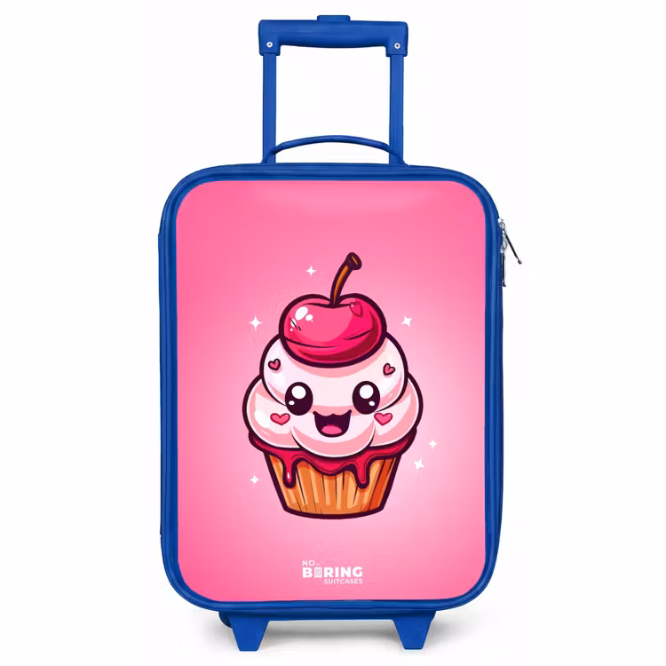 Valise enfant - Bleu - Cupcake de Carrie — 1