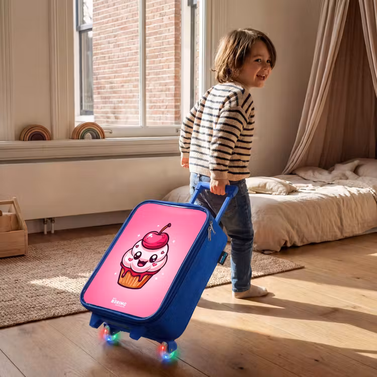 Valise enfant - Bleu - Cupcake de Carrie — 2