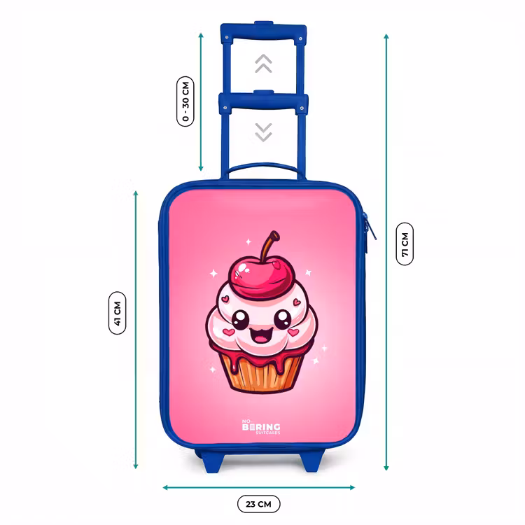 Valise enfant - Bleu - Cupcake de Carrie — 6