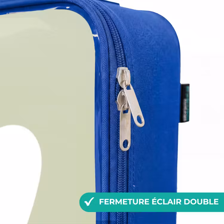 Valise enfant - Bleu - Lièvre hippie — 7