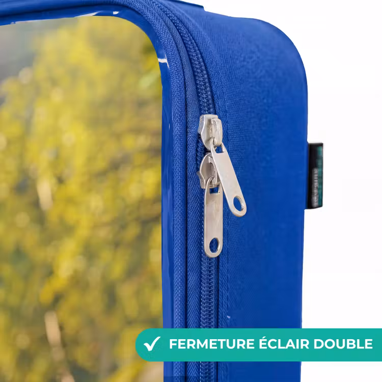 Valise enfant - Bleu - Observer le chien de berger sur les rochers — 7