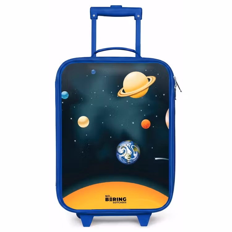 Valise enfant - Bleu - Planètes du système solaire — 1