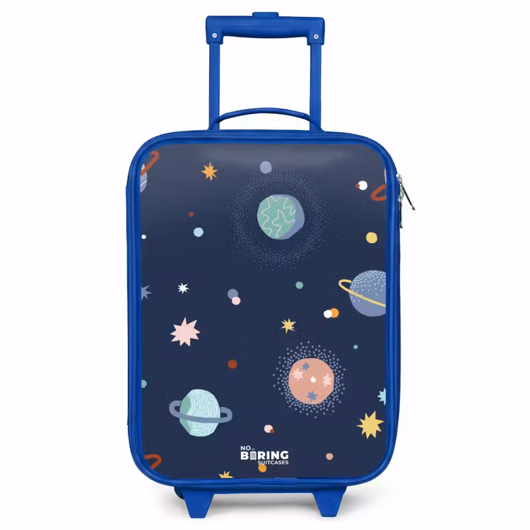 Valise enfant - Bleu - Schéma des planètes — 1
