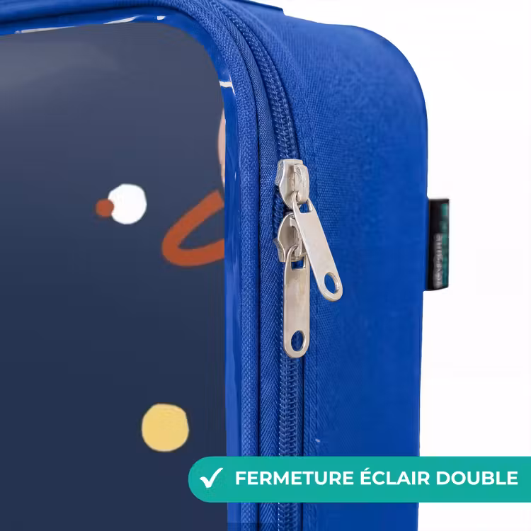 Valise enfant - Bleu - Schéma des planètes — 7