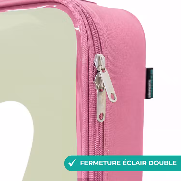 Valise enfant - Rose - Lièvre hippie — 7