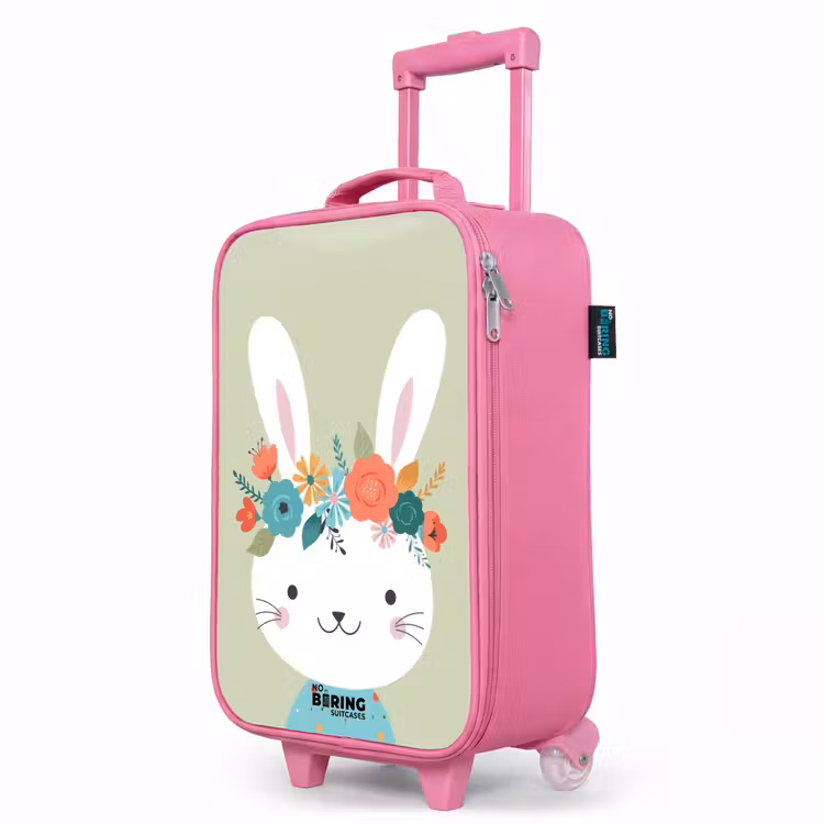 Valise enfant - Rose - Lièvre hippie — 8