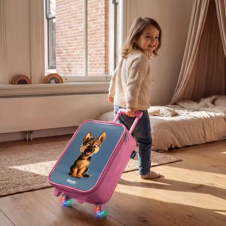 Valise enfant - Rose - Portrait d'un chiot chien de berger — 2