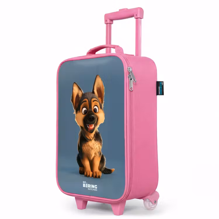Valise enfant - Rose - Portrait d'un chiot chien de berger — 8