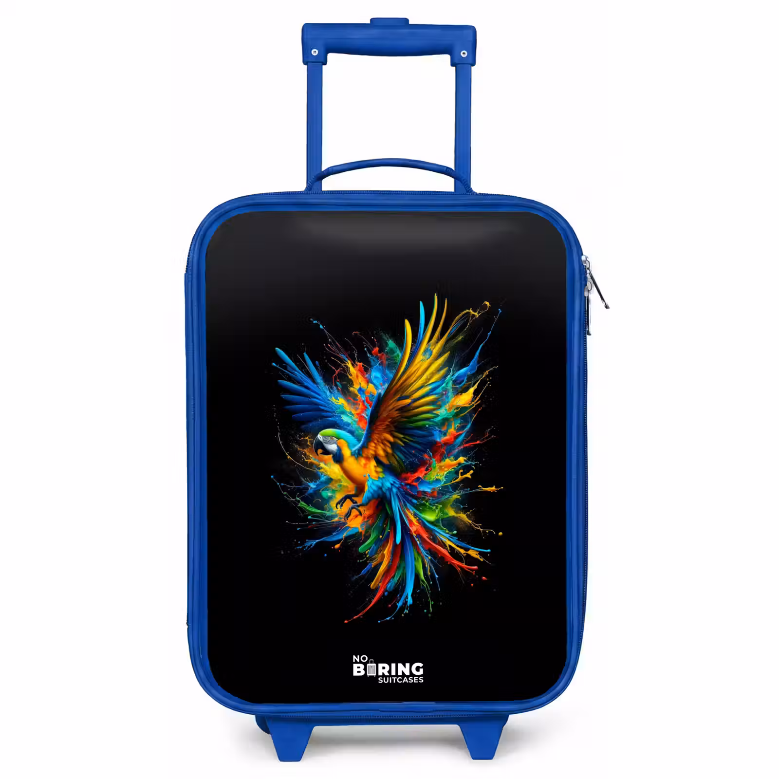 Valise enfant - Bleu - Perroquet coloré — 1