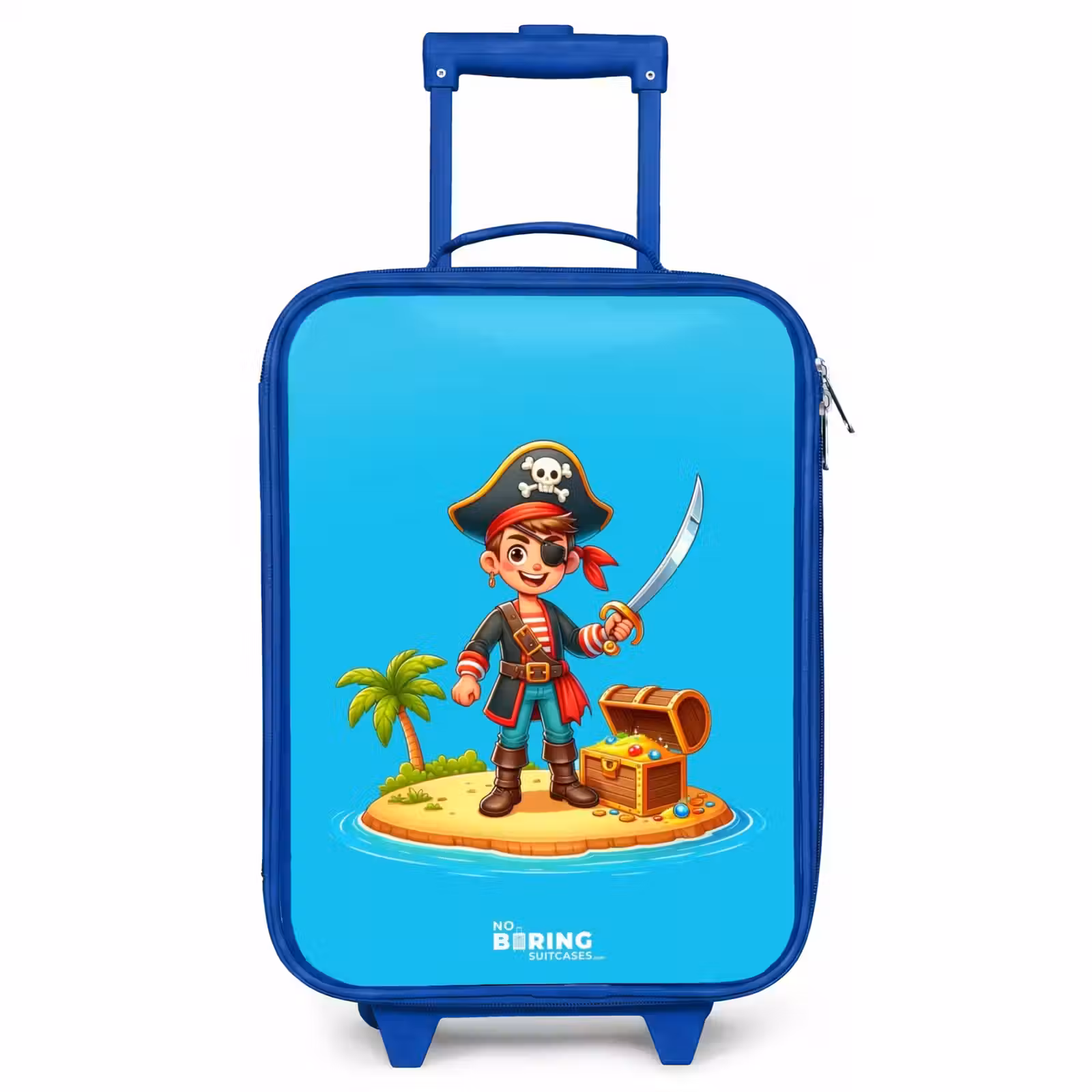 Valise enfant - Bleu - Pirate prêt à piller — 1