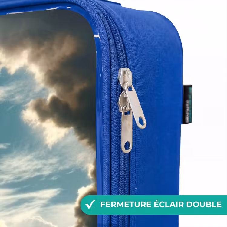 Valise enfant - Bleu - Navire pirate sur une mer déchaînée — 7