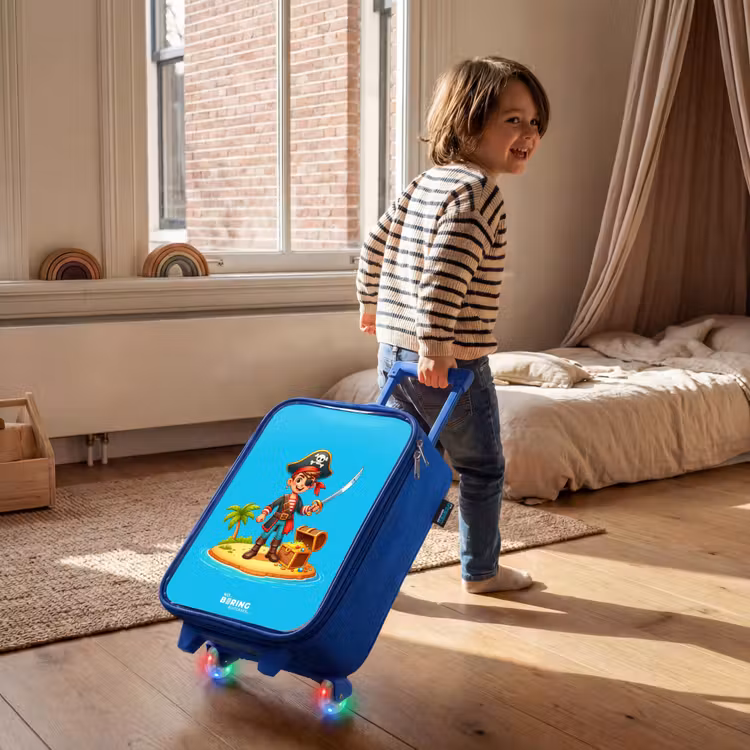 Valise enfant - Bleu - Pirate prêt à piller — 2