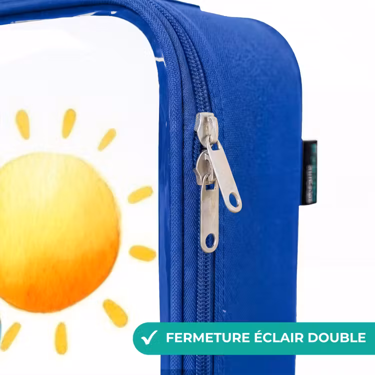 Valise enfant - Bleu - Pirate sur une île — 7